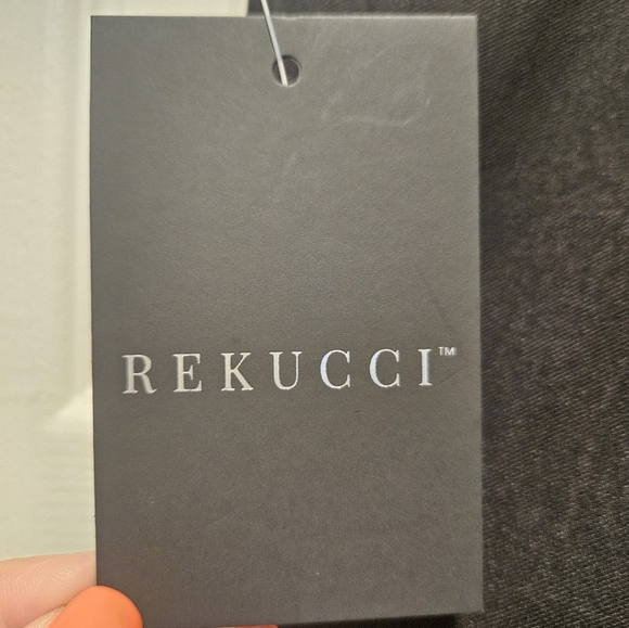 NWT Rekucci Women's Straight Leg Pant with Tummy Control. Black. 14 petite - Picture 7 of 10